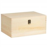 Unfertige Kiefernholzkiste